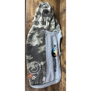 Justice Sport Green/Gray Camo Dog/Pet Hoodie Coat  Female - Size Medium - NEW